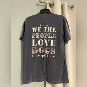 WORN 1 TIME✨ Comfort Colors - “We the people” Patriotic Navy Tshirt Size L